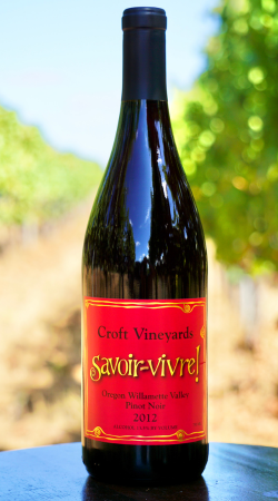2012 Savior-Vivre! Library Pinot Noir